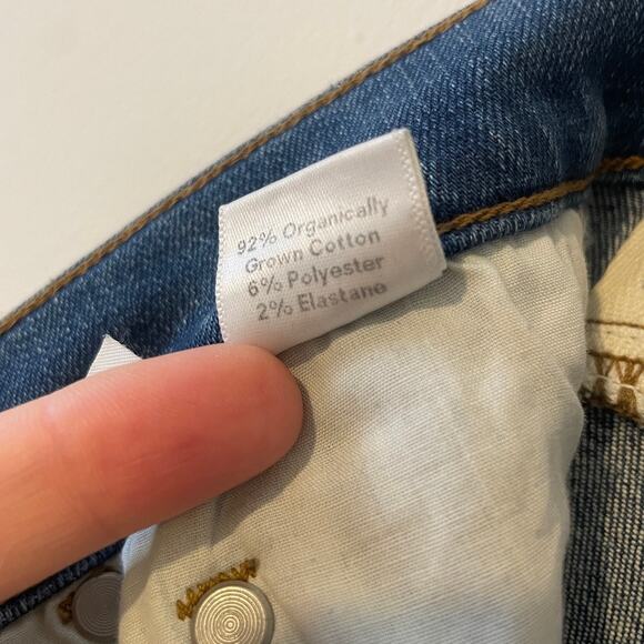 Reformation Jeans Harper Button Fly High Rise Skinny Jeans In ION Wash Sz 25 - Picture 13 of 13